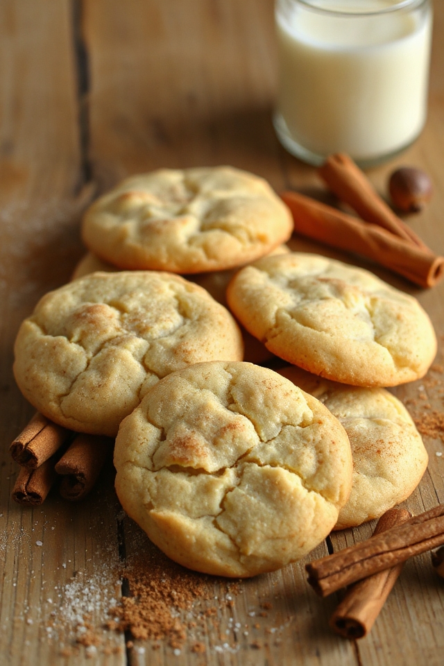 bake delicious snickerdoodle cookies