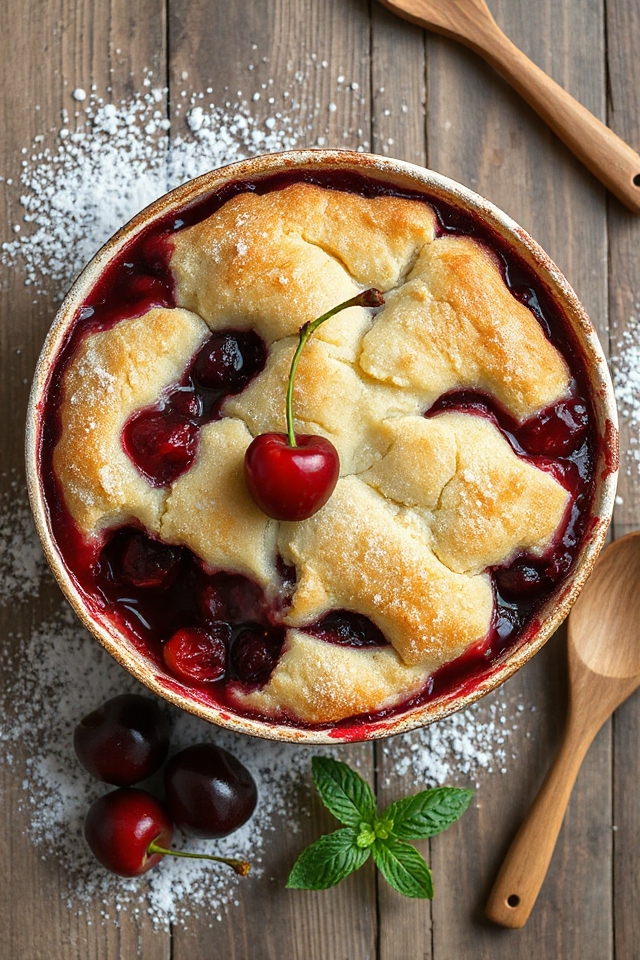 cherry dessert baking instructions