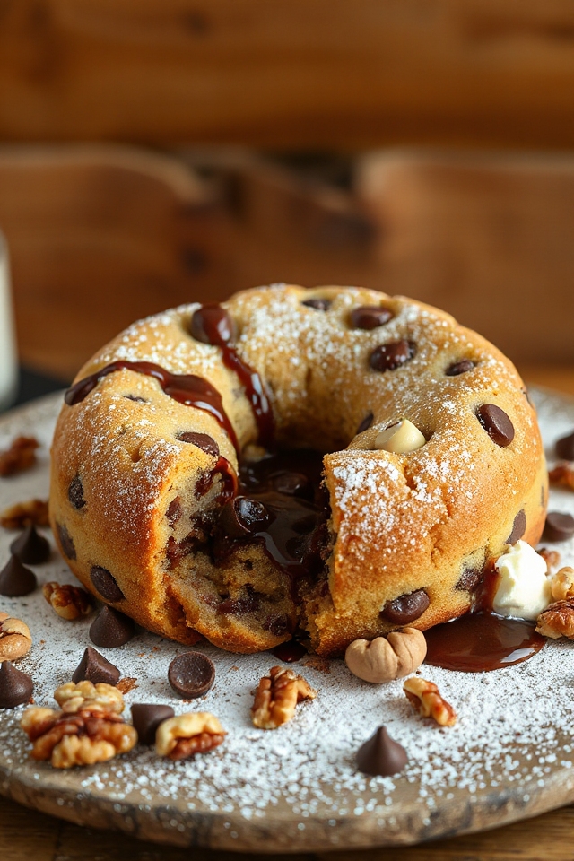 chocolate chip cookie cake
