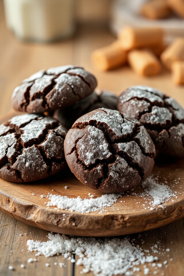 chocolate crinkle cookies recipe