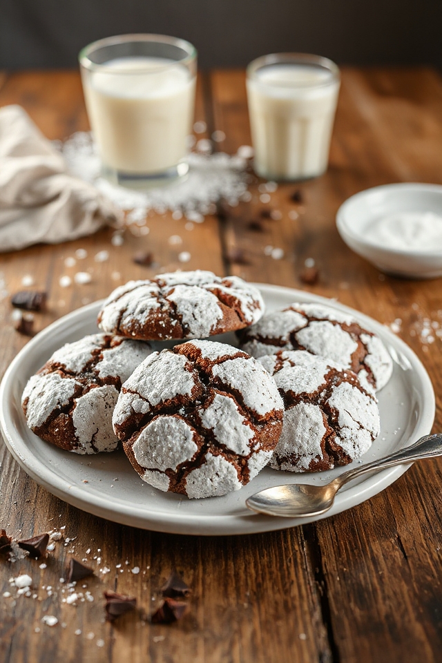chocolate crinkle cookies recipe