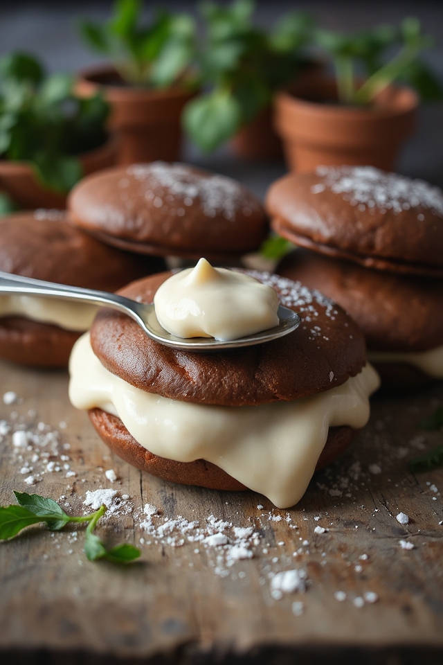 cream bake cool sandwich