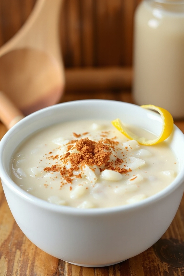 creamy dreamy rice pudding