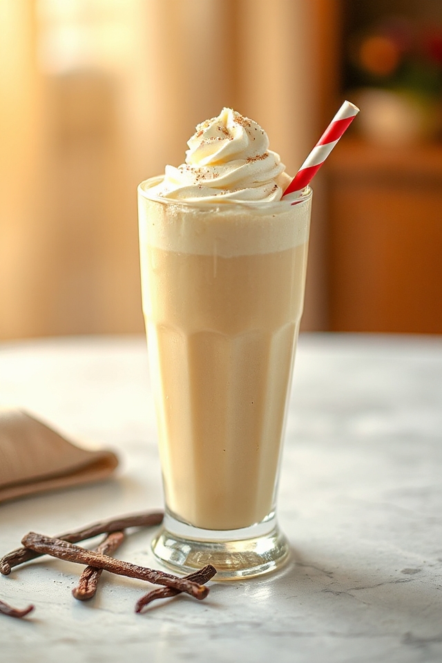 creamy vanilla milkshake recipe