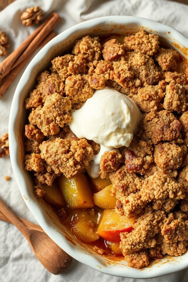 delicious baked apple dessert