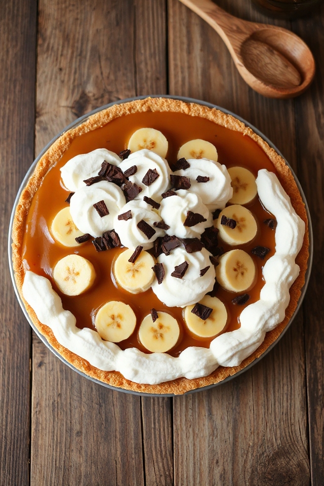 delicious banana toffee dessert