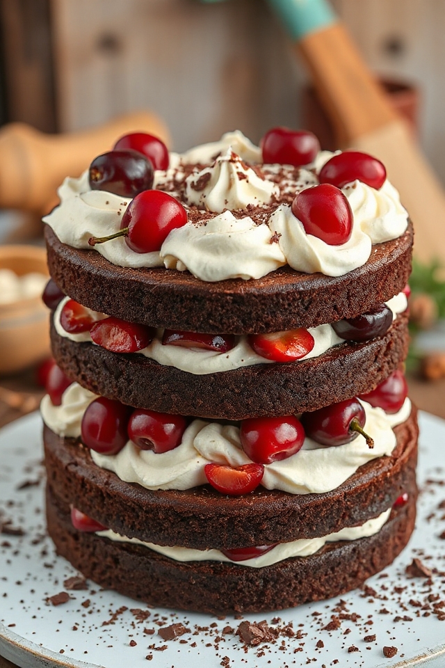 delicious black forest cake