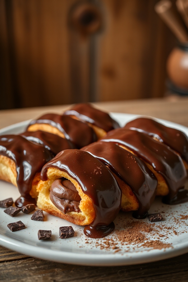 delicious chocolate clairs recipe