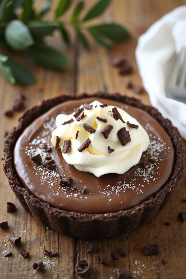 delicious chocolate cream pie