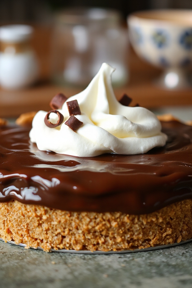 delicious chocolate pie creation