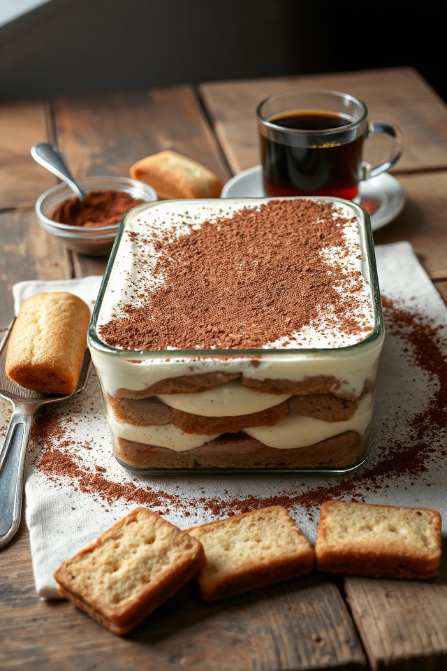 delicious coffee flavored dessert