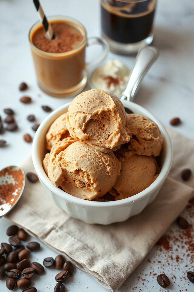 delicious coffee ice cream