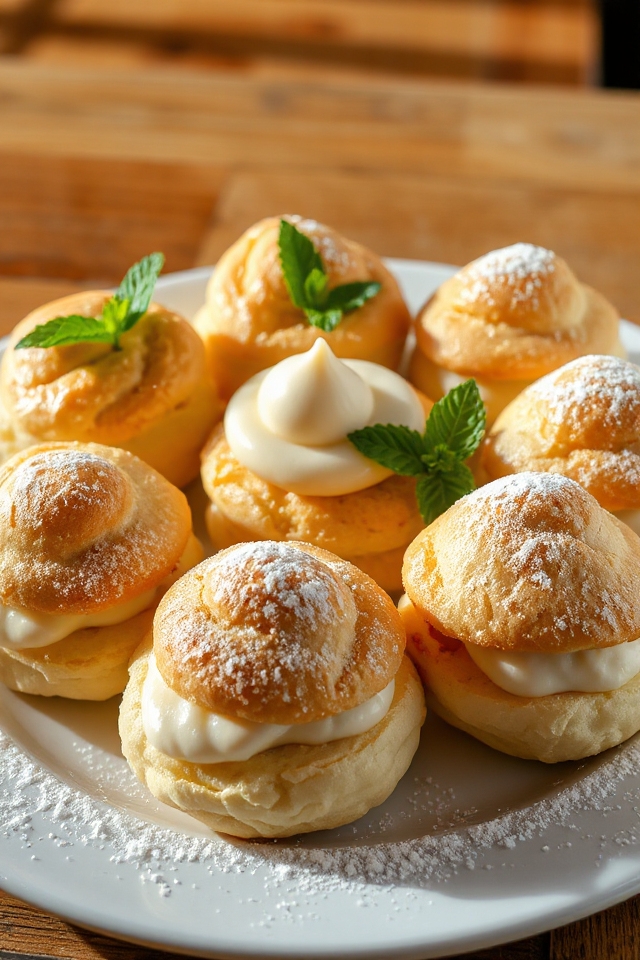 delicious cream puffs recipe