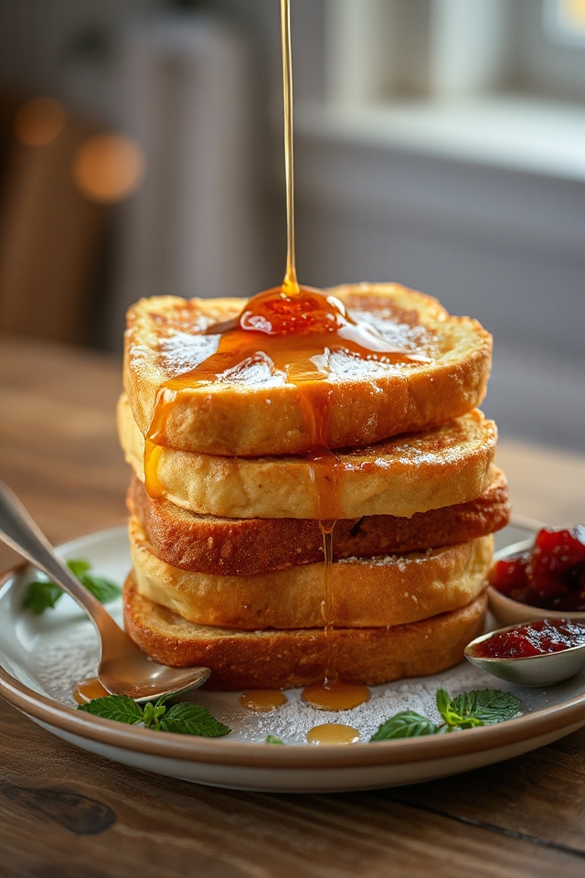 delicious golden brown french toast