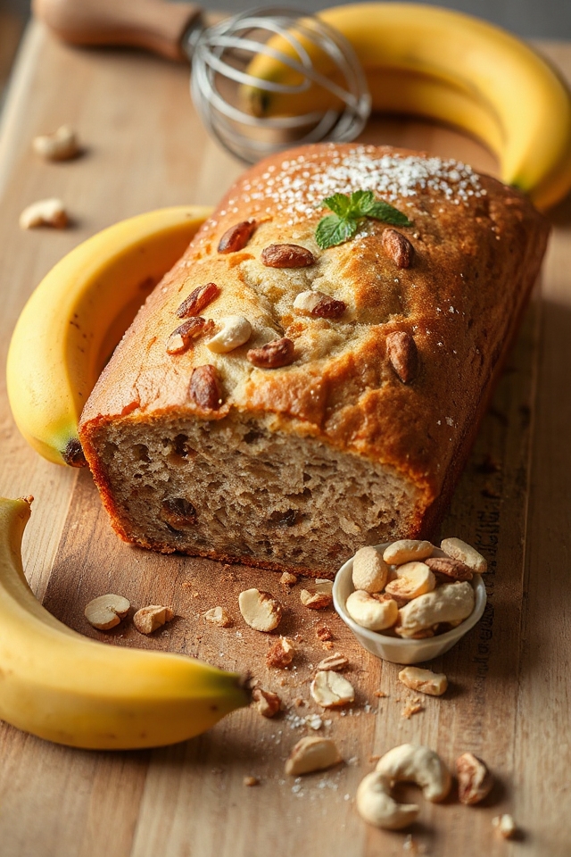 delicious homemade banana bread