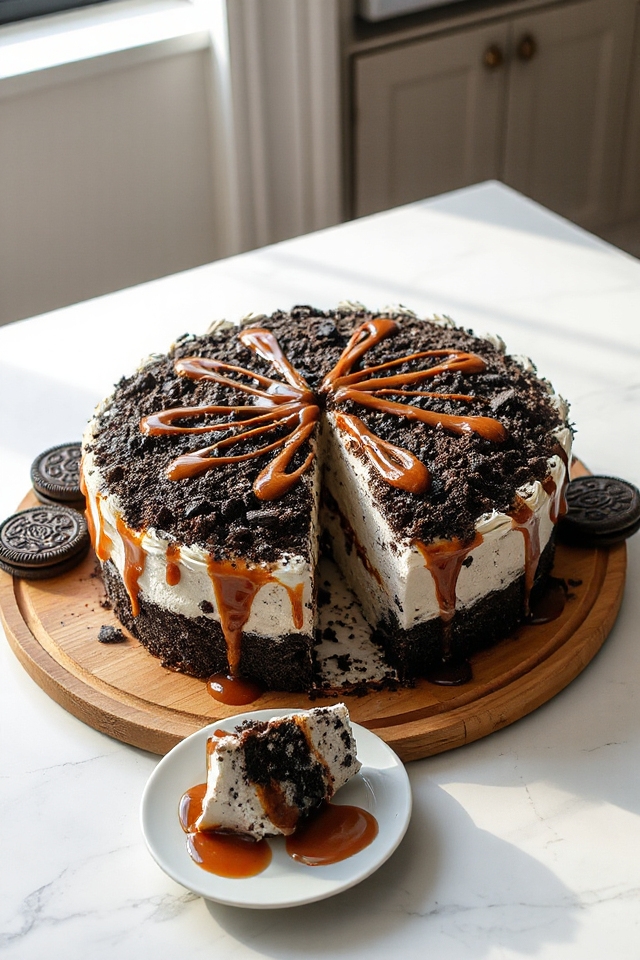 delicious homemade ice cream cake