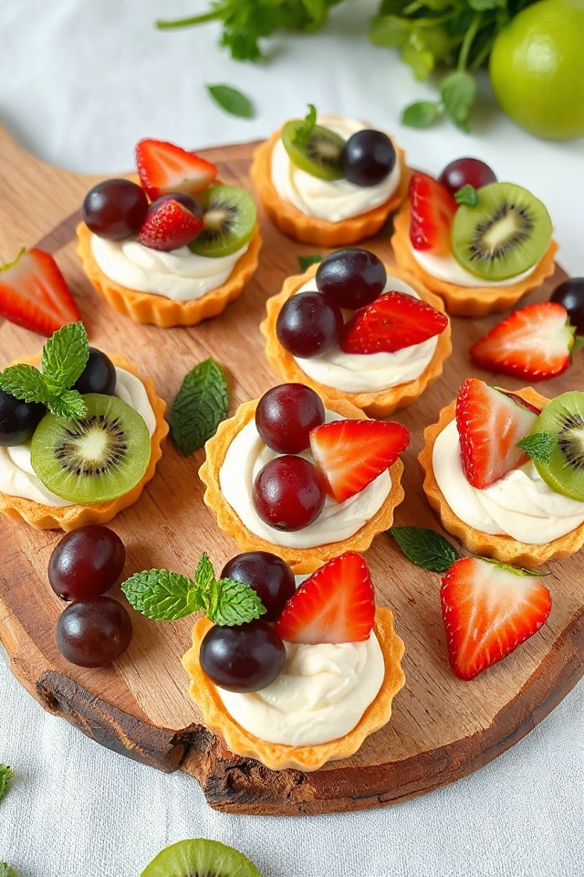 delicious mini fruit tarts