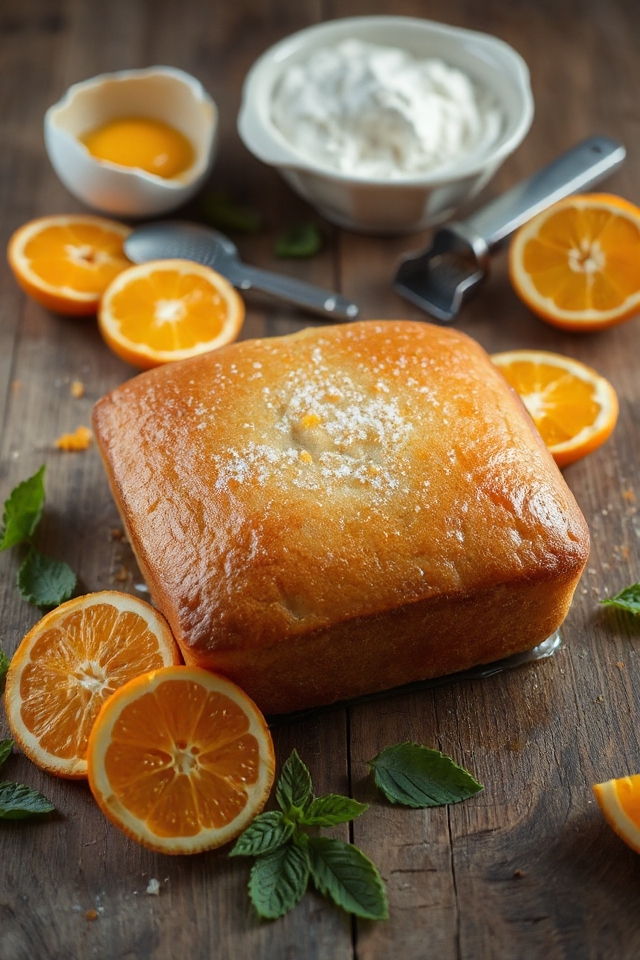 delicious orange flavored cake recipe