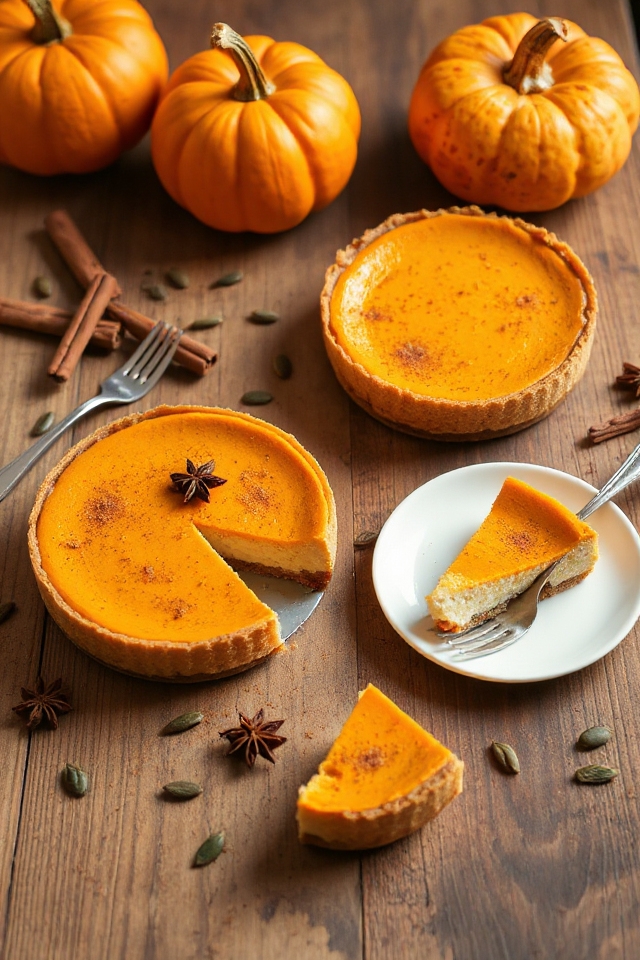 delicious pumpkin cheesecake dessert