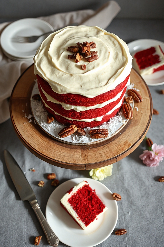 delicious red velvet cake