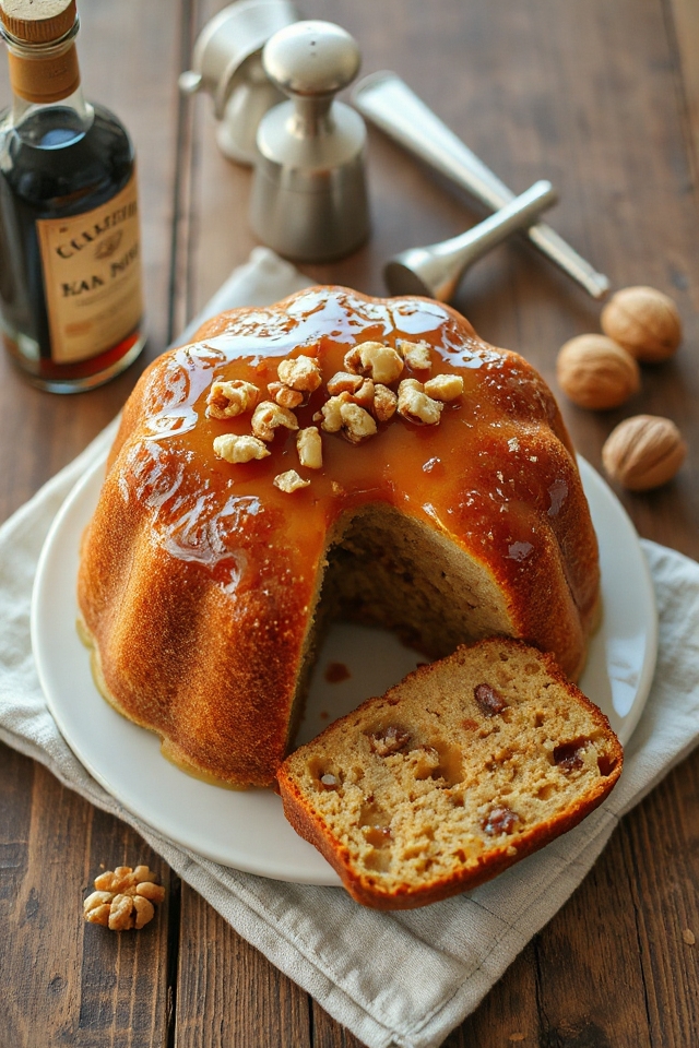 delicious rum infused dessert