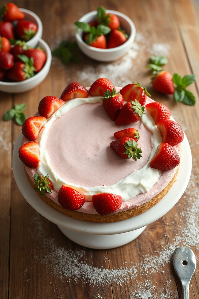 delicious strawberry cheesecake recipe