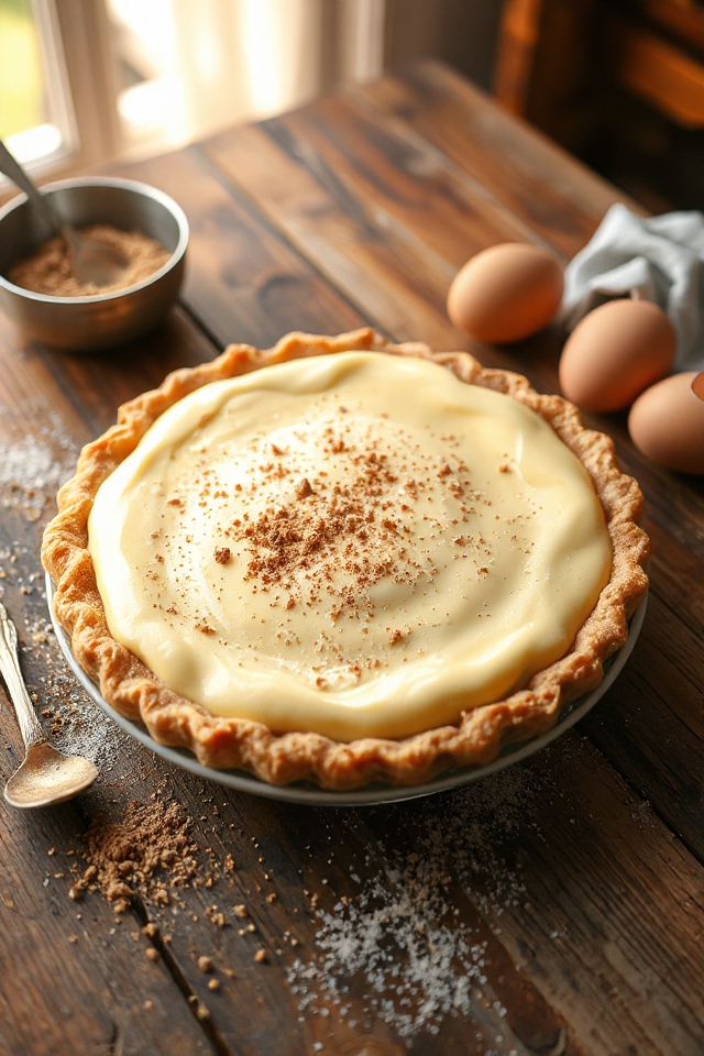 delicious sugar cream pie