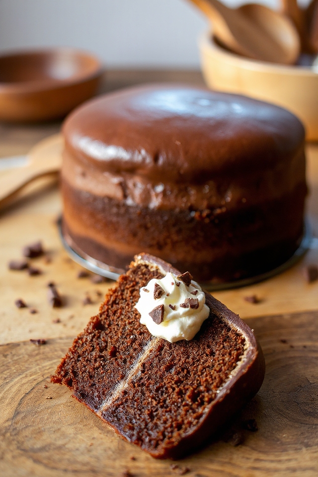 deliciously moist chocolate cake