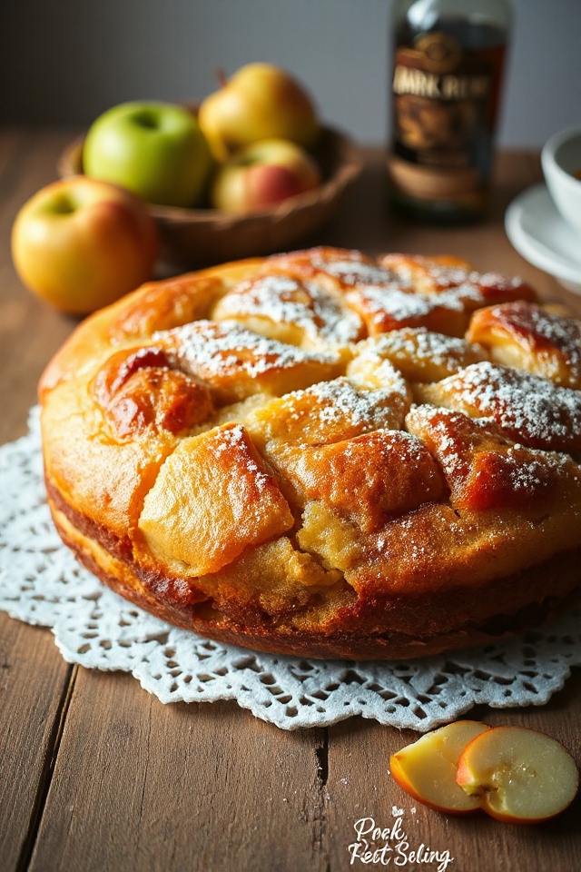 delightful homemade french apple cake