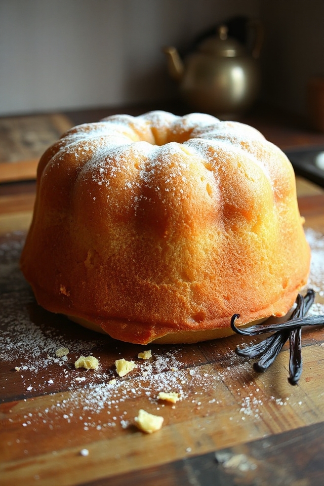 delightful vanilla pound cake