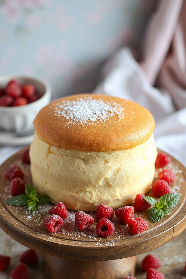 fluffy vanilla sponge cake
