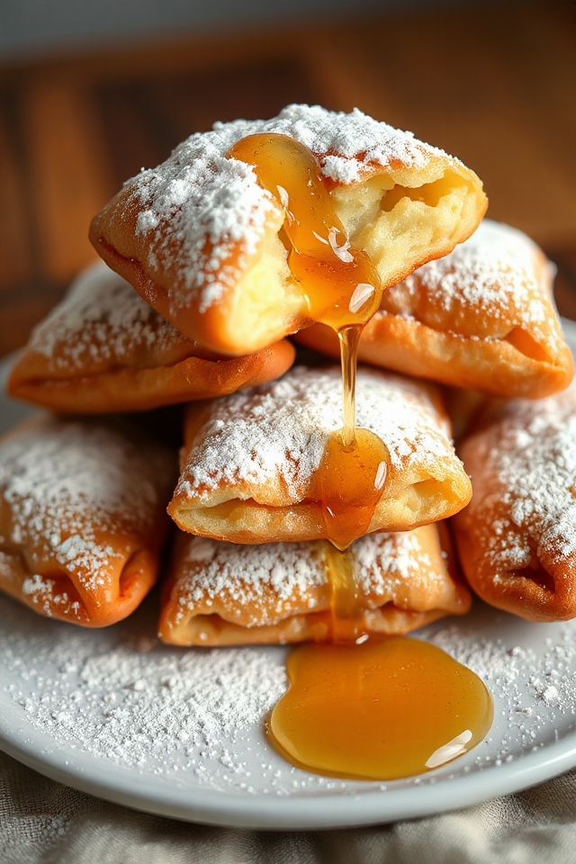 homemade beignets fry and enjoy