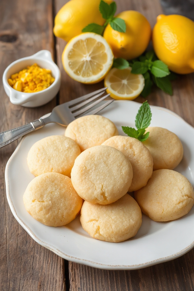 lemon flavored cookie instructions