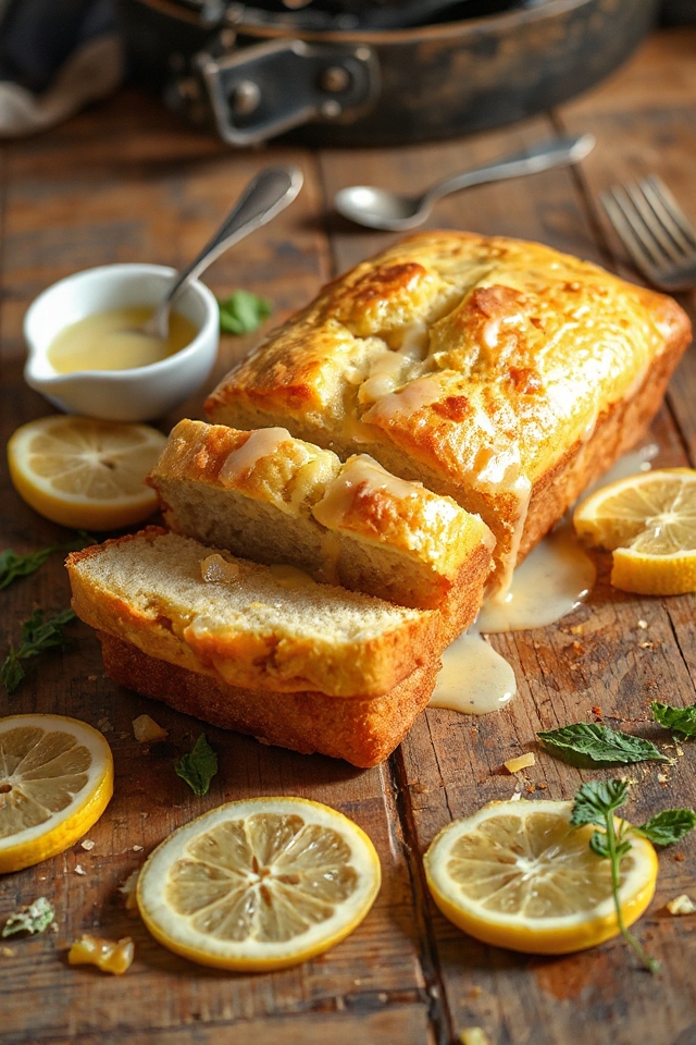 lemon loaf baking instructions
