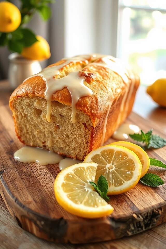 lemon loaf baking instructions