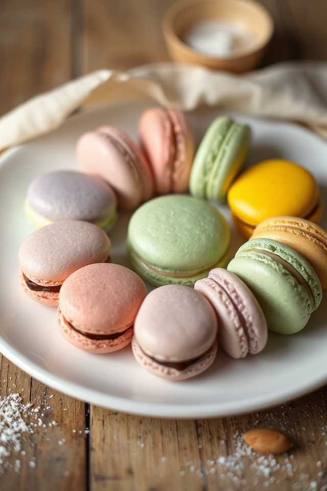 make colorful delightful macarons