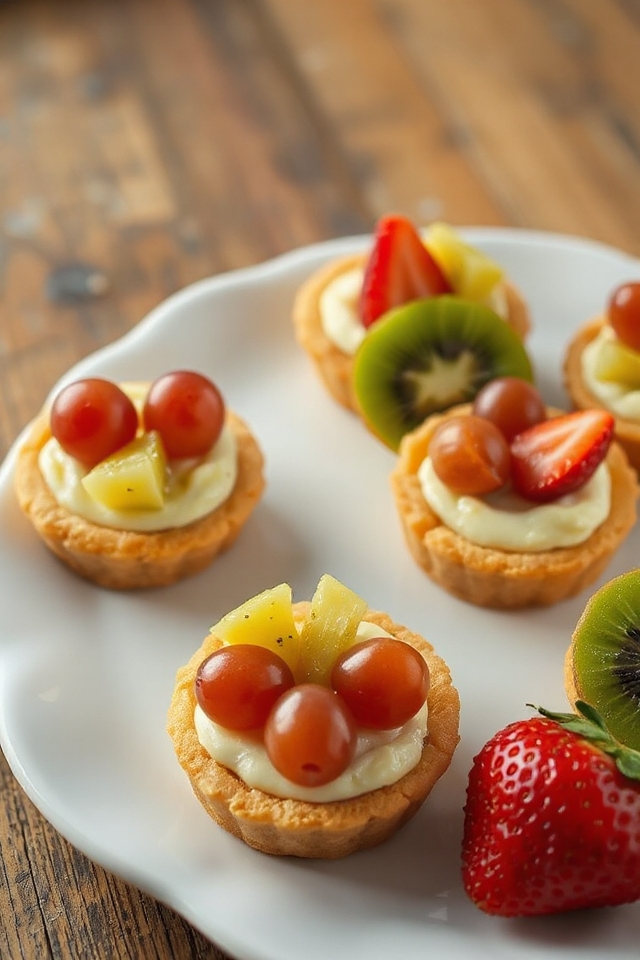 mini fruit tart creation