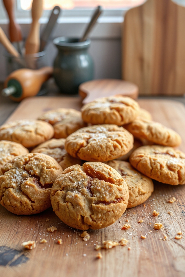 molasses cookies baking recipe