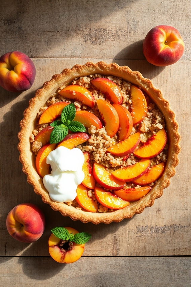 peach tart baking instructions