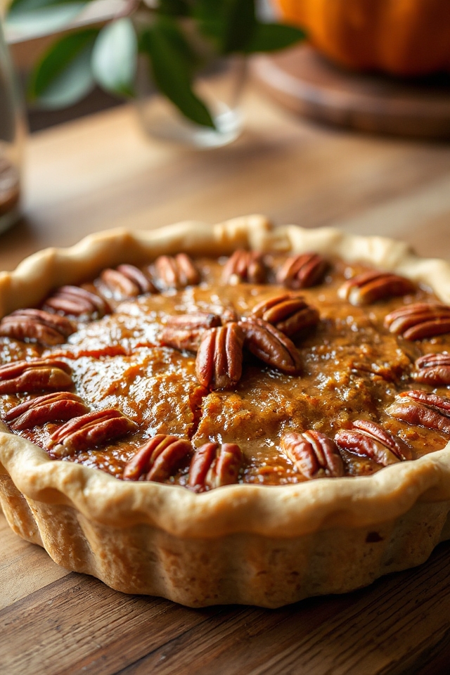 pecan pie baking process