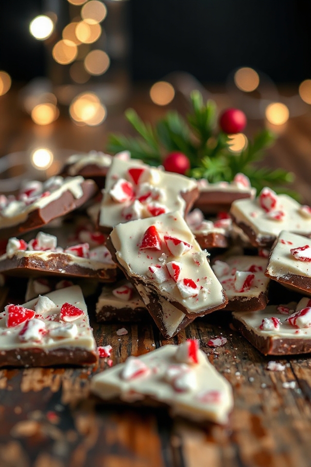 peppermint bark holiday treat