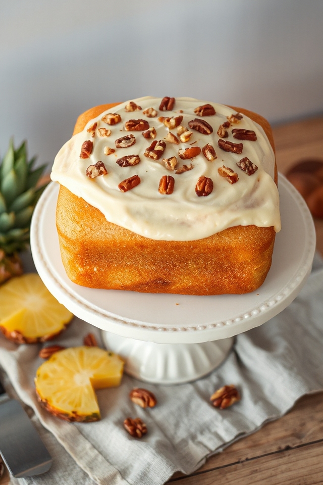 pineapple cake baking instructions