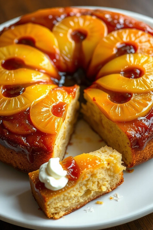 pineapple upside down cake recipe