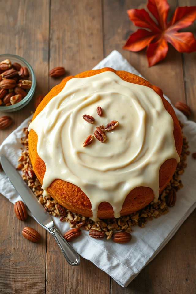 pumpkin cake baking instructions