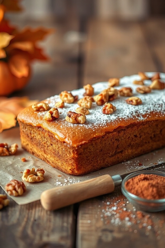 pumpkin spice cake recipe