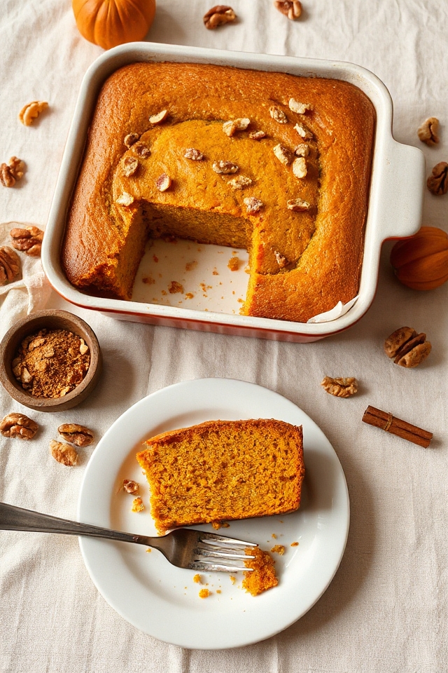 pumpkin spice cake recipe