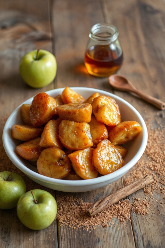 saut ed sweet apple dish