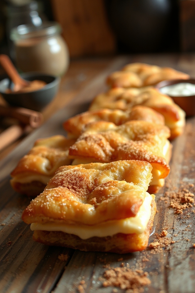 sopapilla dessert baking process
