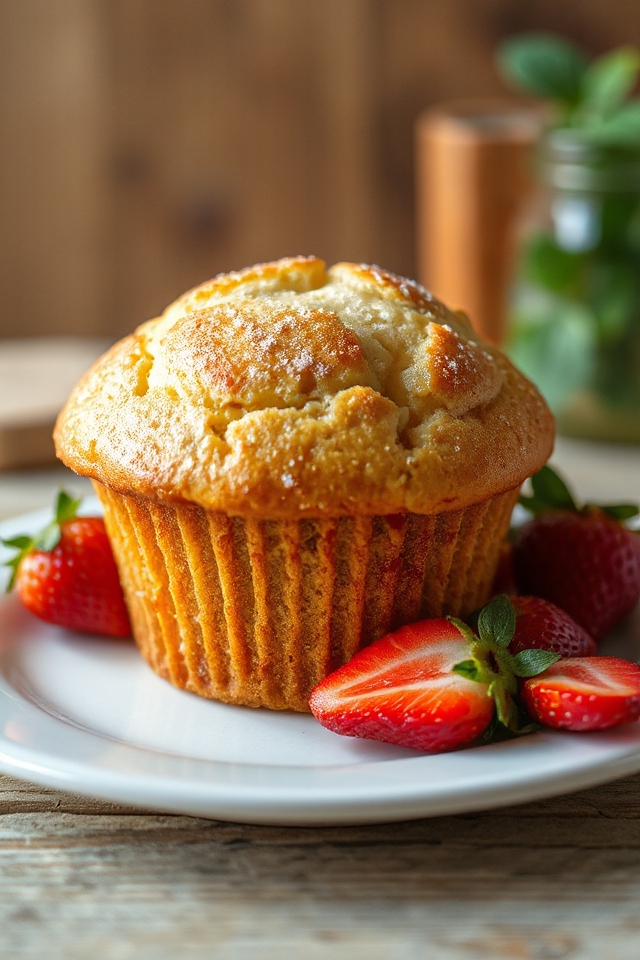 sweet strawberry muffin recipe